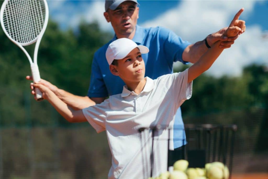 junior tennis coaching